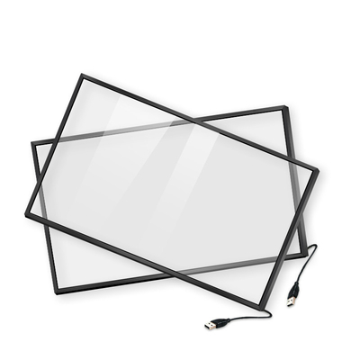 50 นิ้ว 20 จุด Multi Infrared Touch Frame อลูมิเนียมอัลลอยด์ซ้อนทับ YCLTOUCH