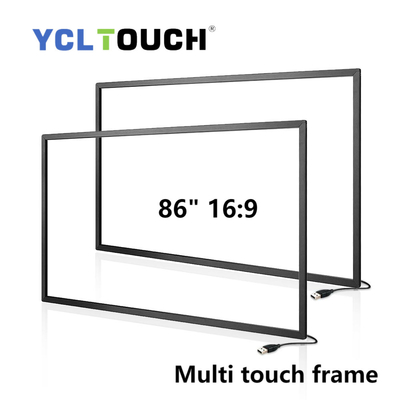YCLTOUCH 86 นิ้วอินฟราเรด Multi IR Touch Screen Frame พร้อม 20 Touch Points
